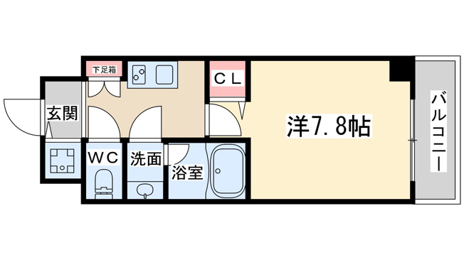 【間取り】 | アーデン西天満 