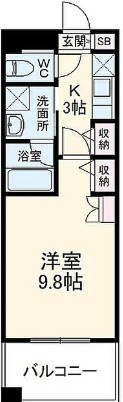ラ・クールさいたまの間取り