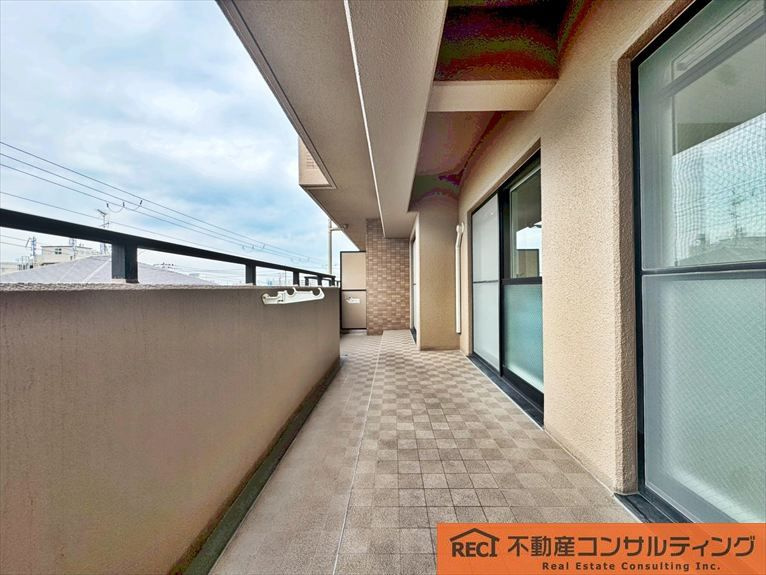 甲南セラード東灘のバルコニー