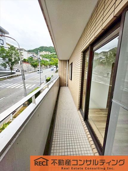 ドムール六甲山手のバルコニー