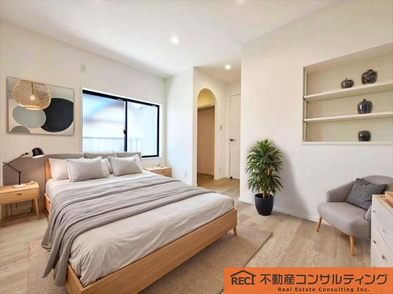 神戸市灘区城の下通3丁目　中古戸建の寝室