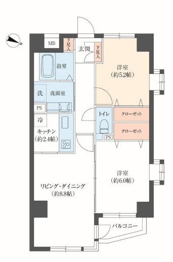 ルジェンテ・リベル六甲道の間取り|JR六甲道駅・阪神本線新在家駅徒歩5分！
