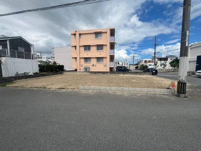 北中城村美崎新築戸建て 限定1棟の前面道路含む現地写真|前面道路含む現地写真です