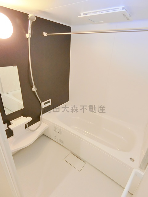 めぞん梅の里の浴室|追焚+浴室乾燥機付きのバスルーム　お風呂