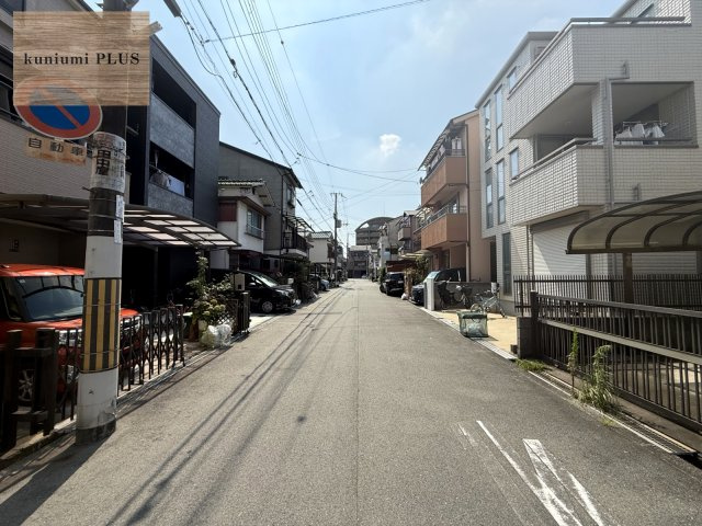 大阪市鶴見区茨田大宮3丁目の前面道路含む現地写真