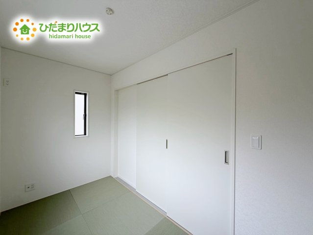 いわき市錦町第33　新築戸建　2号棟の和室|リビングと和室が続き間設計ですので、大空間を演出できます(^O^)