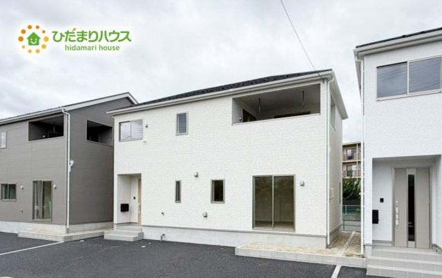 いわき市錦町第33　新築戸建　2号棟の外観|今から見たいも大歓迎！お気軽にお問い合わせください☆彡