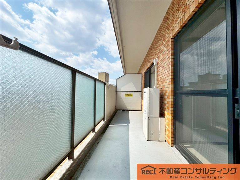 ライオンズマンション住吉川公園のバルコニー