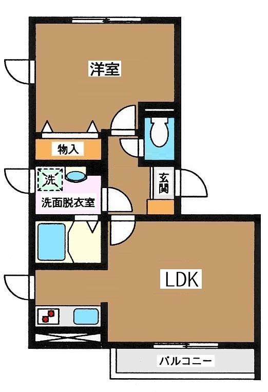 ＦＬＡＸ鷹番 の間取り|間取りです。