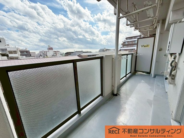 甲南グランドハイム本山のバルコニー