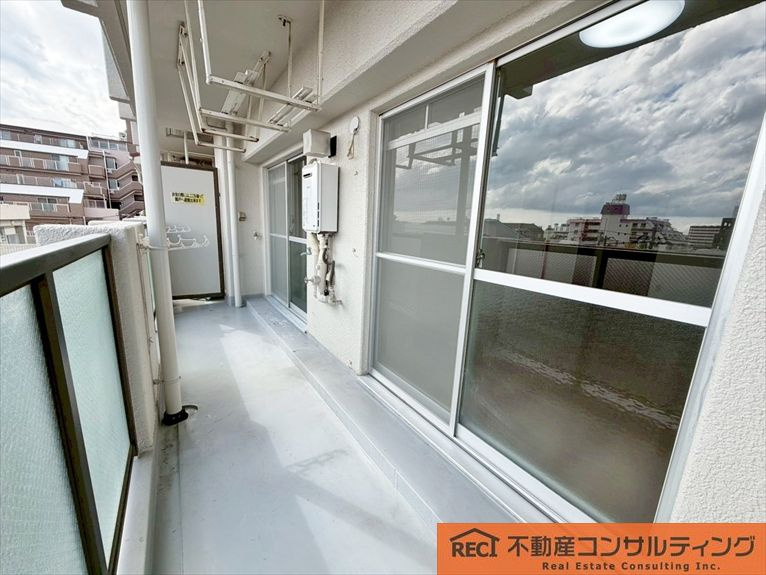 甲南グランドハイム本山のバルコニー