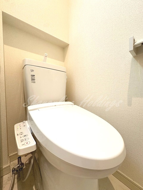 藤沢市藤沢のアパートのトイレ