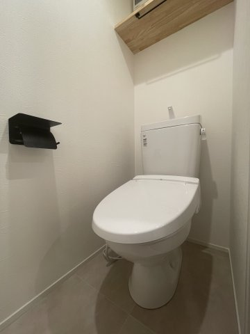 アピチェ池上のトイレ|落ち着いた色調のトイレです