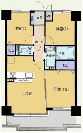 【間取り】の画像
