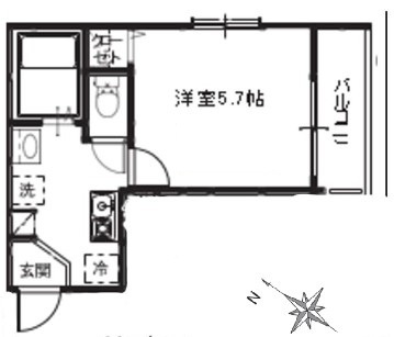 メルディア北戸田の間取り