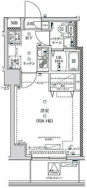 エスファルベ川口の間取り