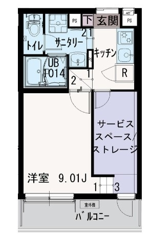 IXO上木崎の間取り