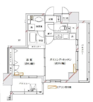 ライジングプレイス浅草弐番館の間取り