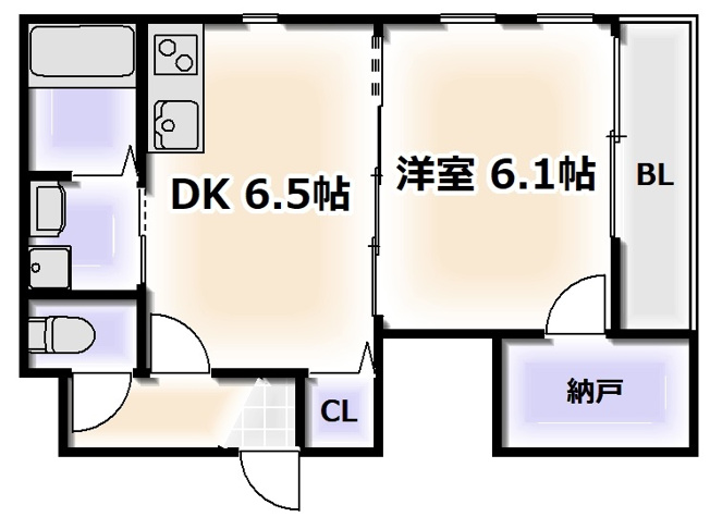 【間取り】 | ピュア夕陽丘
