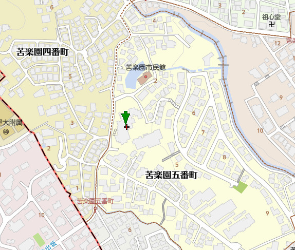 進和苦楽園アーバンライフB棟の地図