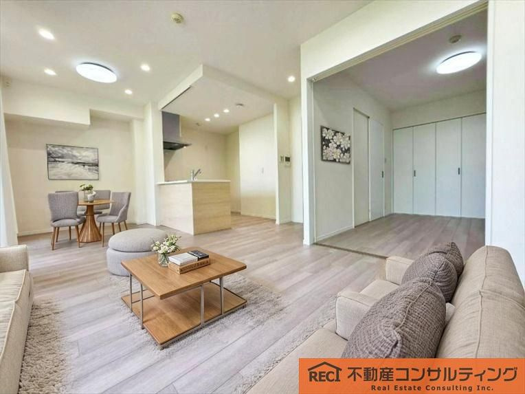 藤和六甲桜ヶ丘ホームズの居間・リビング|大切なペットと暮らせるマンション