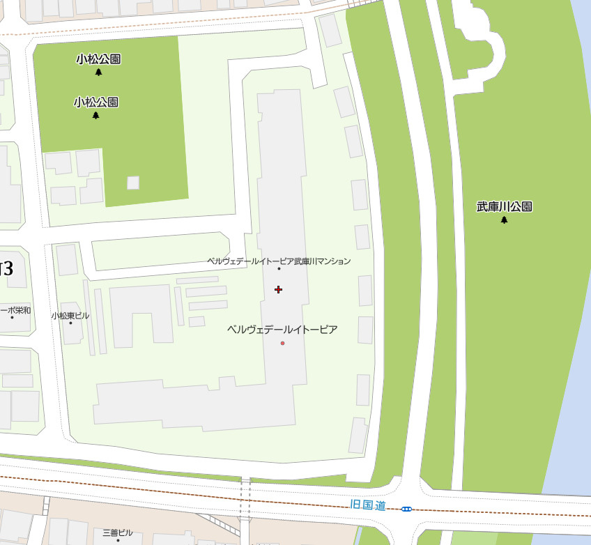 ベルヴェデールイトーピア武庫川の地図