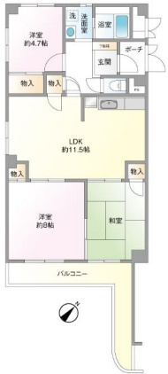 プラザ高羽の間取り