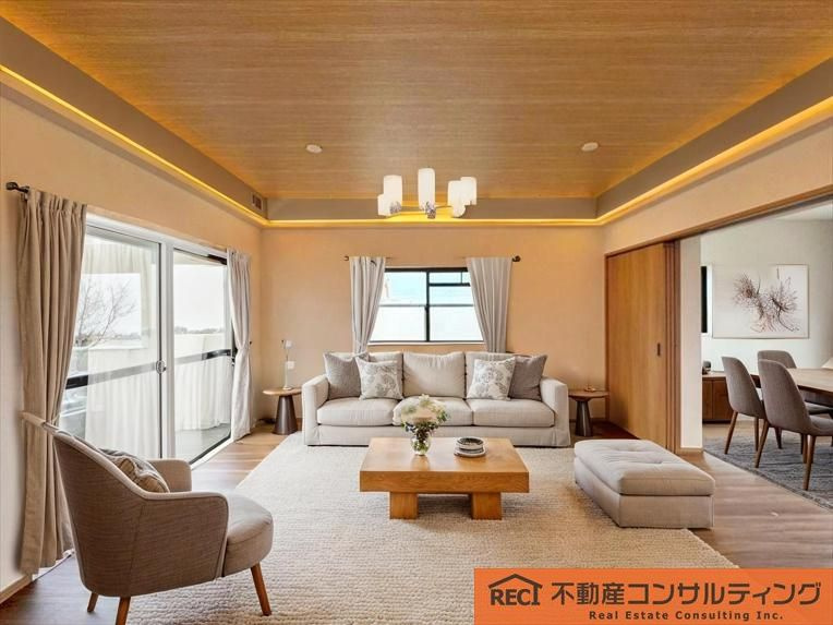 ヴェルドール住吉川の居間・リビング