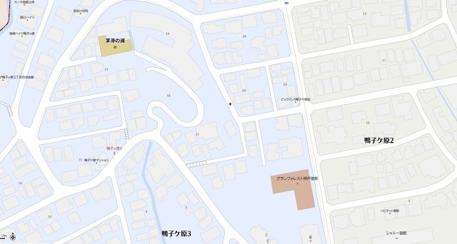 神戸市東灘区鴨子ヶ原3丁目　中古戸建の地図