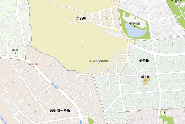 プレスティージュ苦楽園の地図