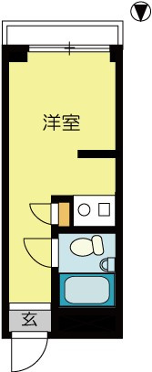 【間取り】 | 第３６シンエイビル