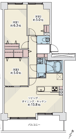 コート甲子園南1番館の間取り