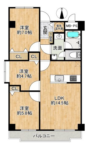 オリエント新大阪アーバンライフの間取り|◆【onehome販売窓口】売主様→当社→お客様の関係でご内覧～商談までスムーズです!!