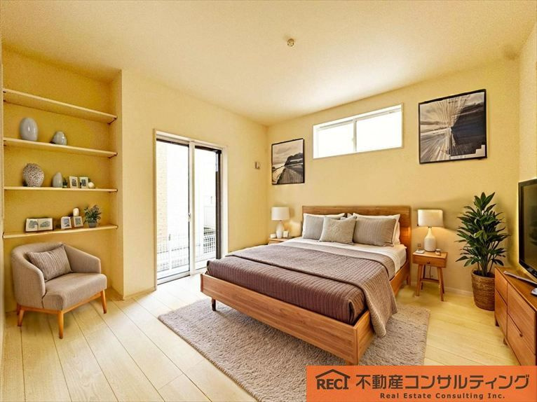 西宮市上田東町　新築戸建　2号棟の寝室