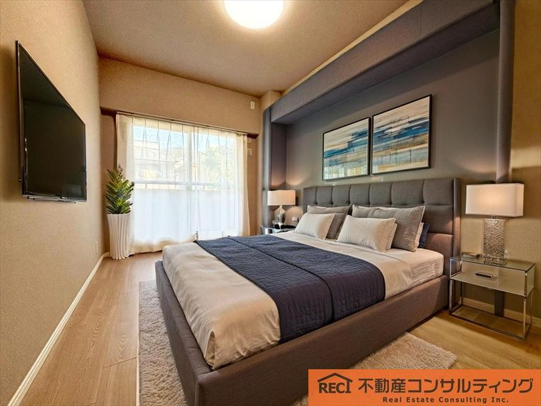 メゾン岡本南の寝室