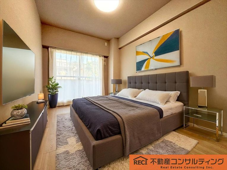 メゾン岡本南の寝室