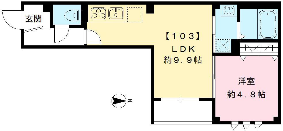 inizio　イニッジオの間取り