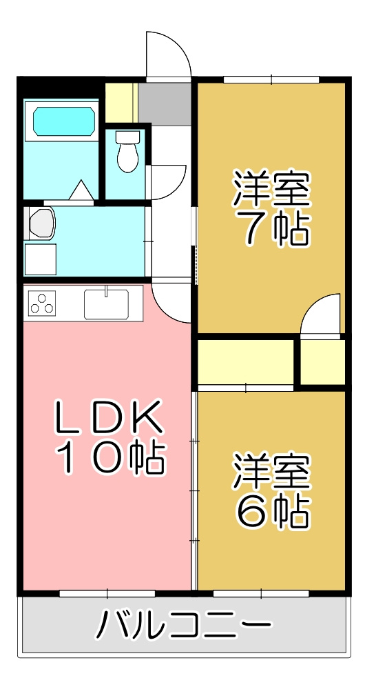 スマイルコーポの間取り