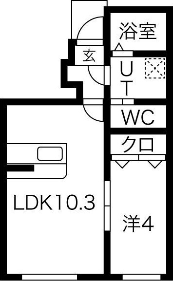 Crest尼沼B棟の間取り