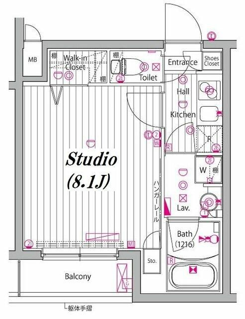ガーラ・ヴィスタ練馬の間取り|間取りです。
