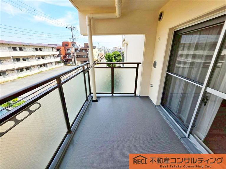 コスモ芦屋川西のバルコニー