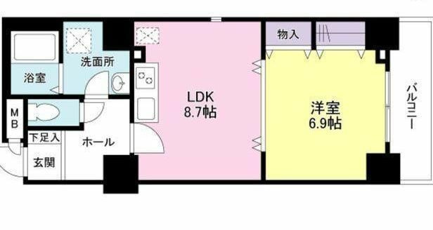 ＲＡＦＦＩＮＥ　ＴＥＲＲＡＣＥの間取り|間取りです。