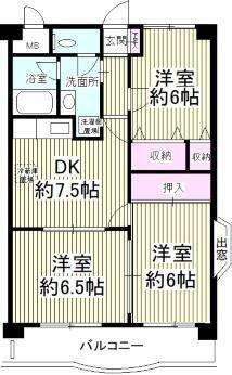 ブライトステージ南柏の間取り