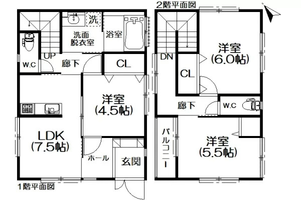 【間取り】 | あじろ南熱海が丘　戸建