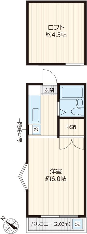 ティモス百合ヶ丘Ａ棟の間取り
