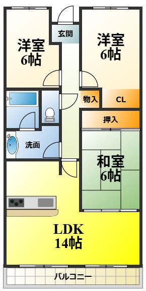 ロイヤルエイトコートⅡの間取り