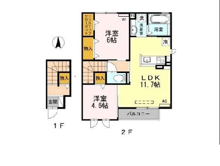 【間取り】 | ボヌール