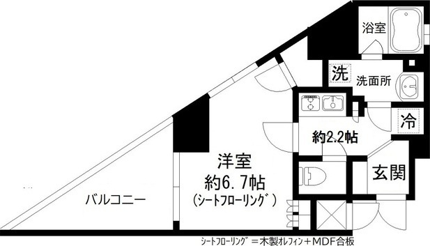 ＧＲＡＮＤ三軒茶屋ＷＥＳＴの間取り|間取りです。