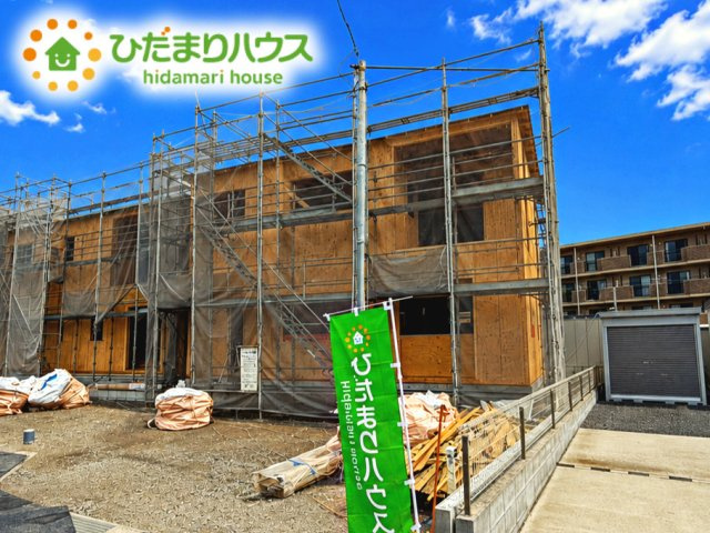いわき市錦町第33　新築戸建　3号棟の外観|小学校が近く、お子様の通学も安心ですね☆彡