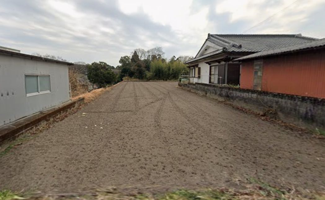 都城市上水流町の売地の外観
